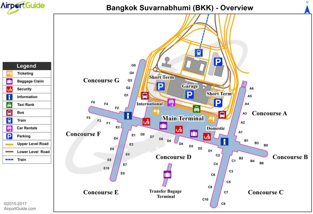 bkk lentokenttä kartta