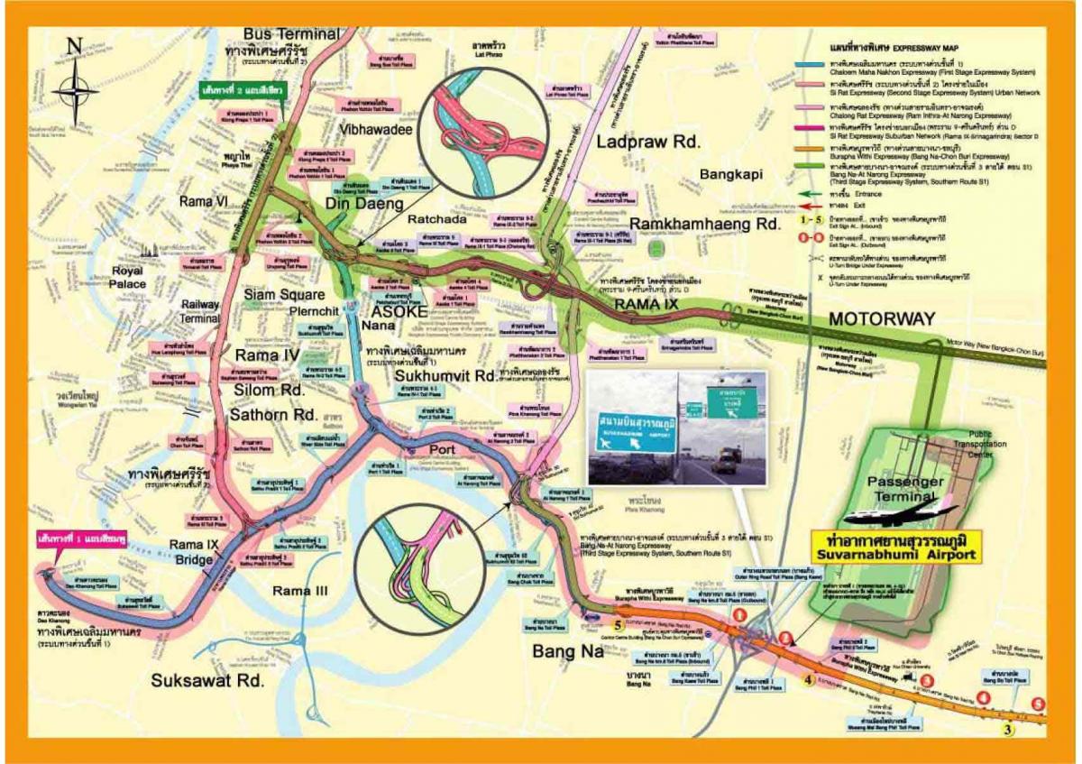 kartta bangkok expressway
