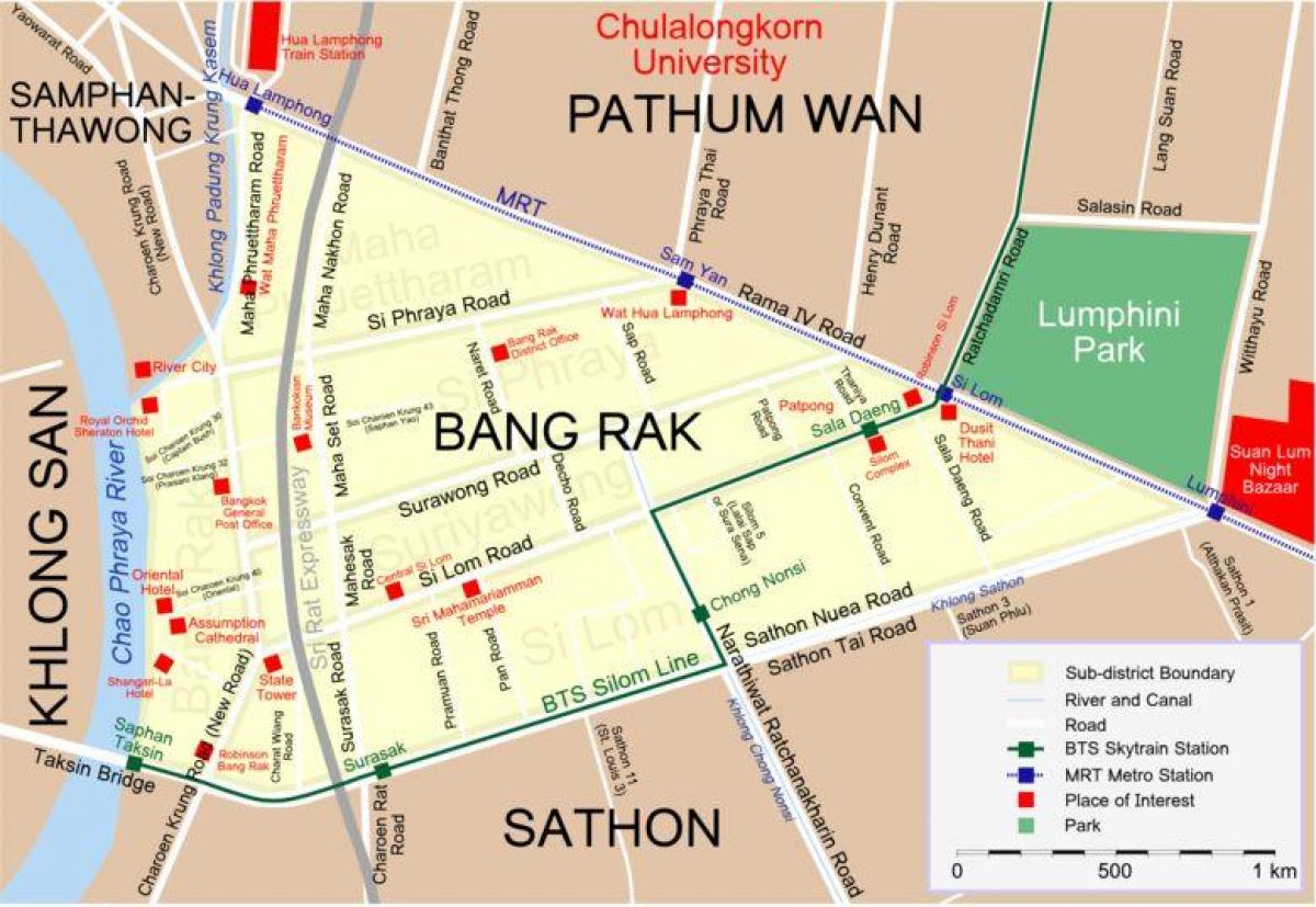 kartta bangkok red light district