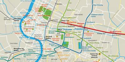 Kartta bangkok city center