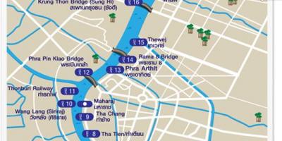Kartta bangkok-joen liikenne